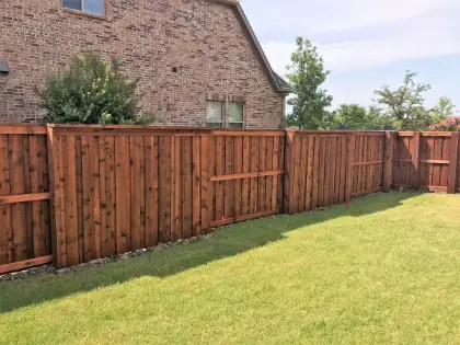 Newly Built Pressure Treated Fencing