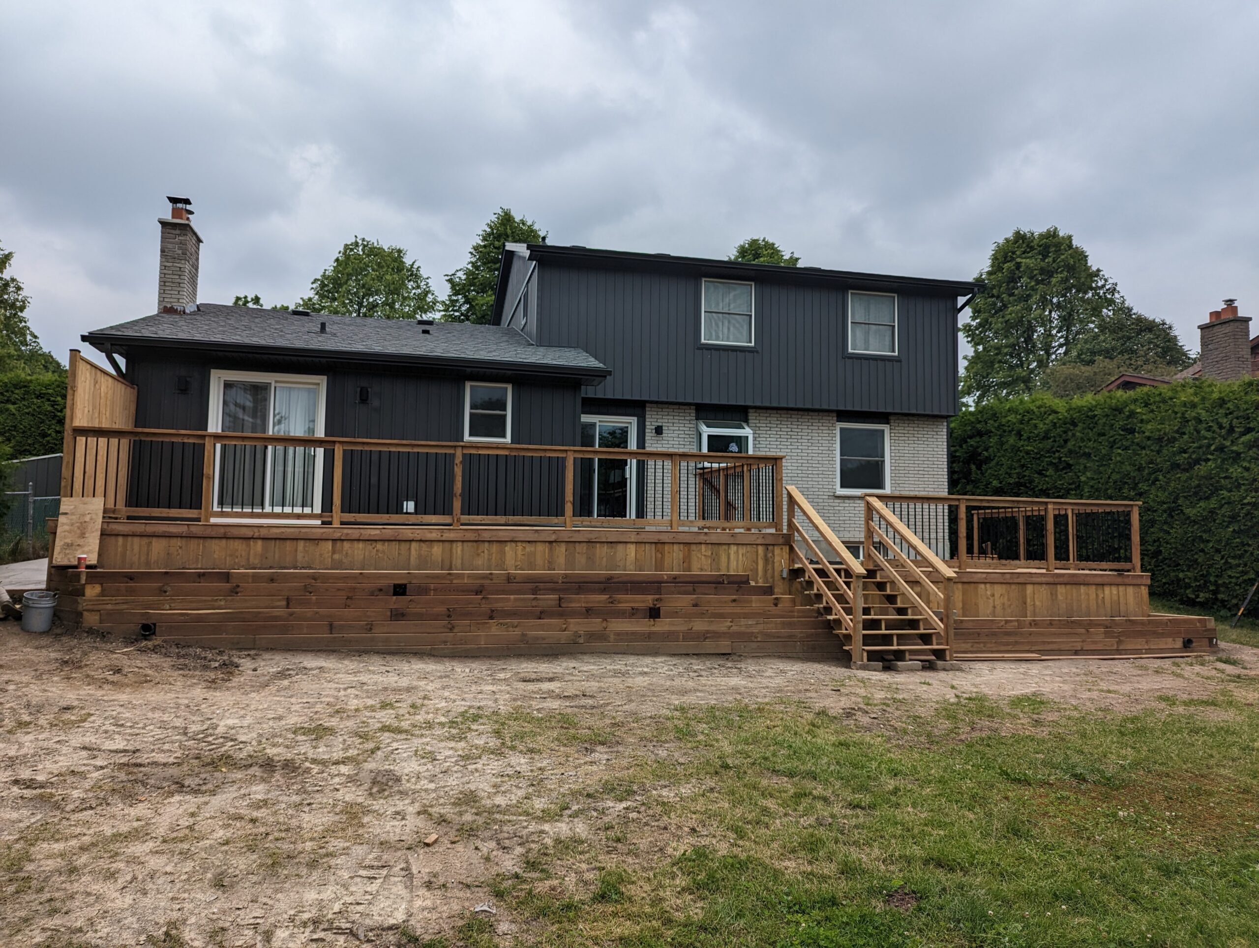 Newly Built Deck Building South London