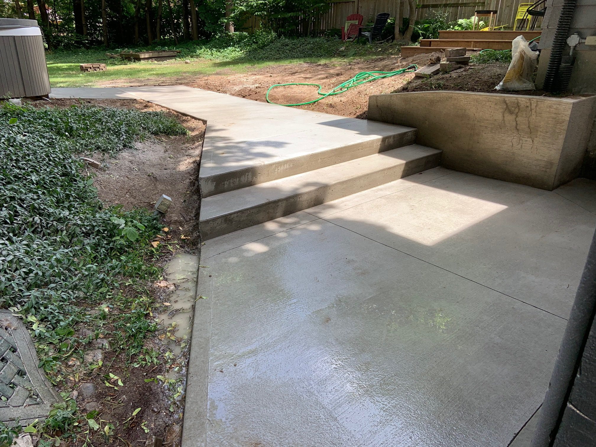 Concrete Patio and Walkway 