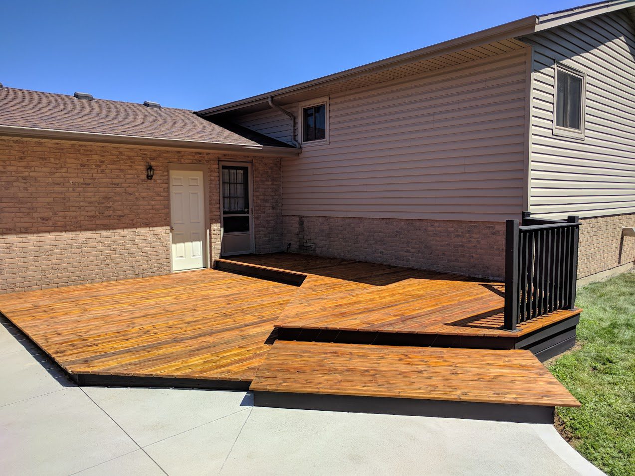 Master Decker Deck Staining in London Ontario After Photo