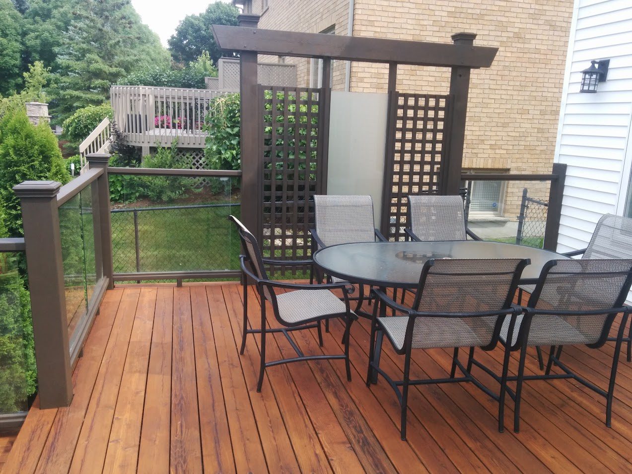 Master Decker Stained Deck 3 Months Later