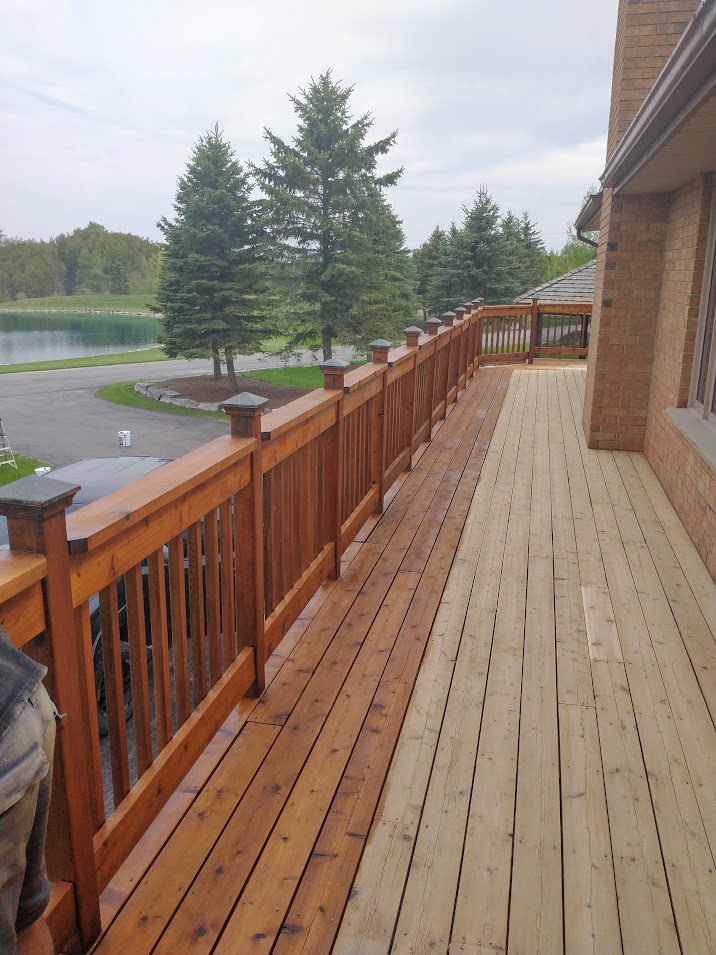 Deck Staining and Sanding in Kitchener Waterloo Area