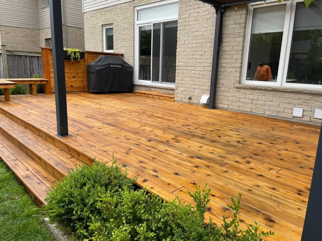 Master Decker Deck Staining London