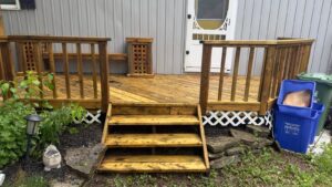 Deck Cleaning and Staining