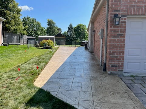 Concrete Driveway Contractor in London, ON 1 Stamped Concrete Driveway In London